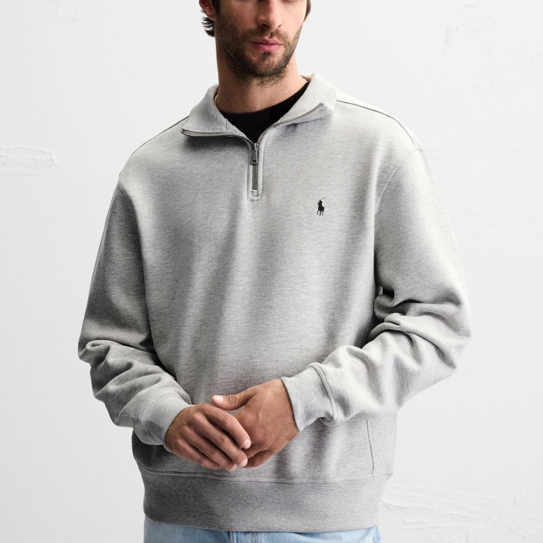 R&L™ BASIC QUARTER-ZIP GREY
