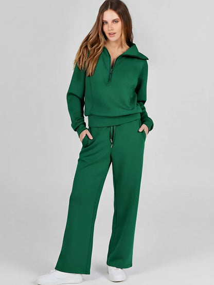 Aluzi Turtleneck Sweater and Drawstring Trousers