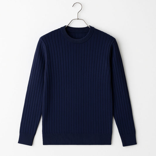 Navy Men's Knitted Sweater