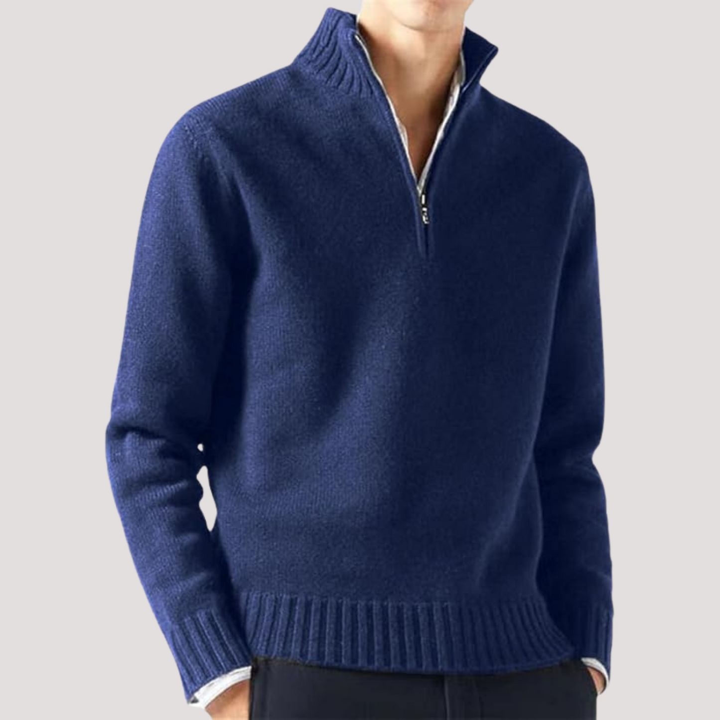 Turtleneck pullover sweater