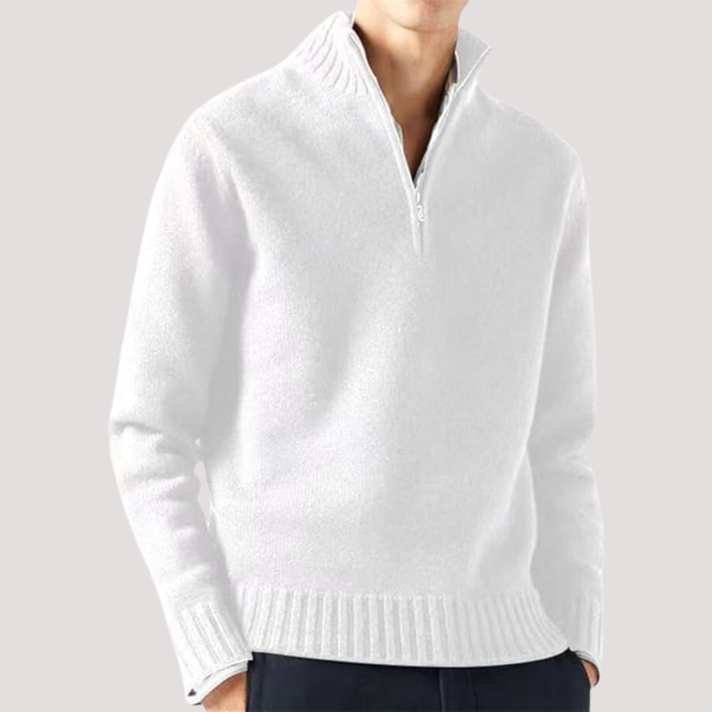 Turtleneck pullover sweater