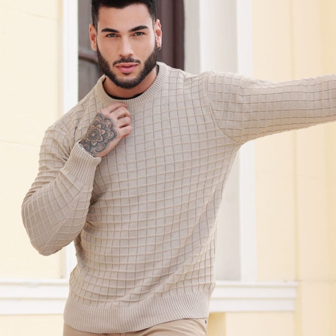 Men's Basic Knit Sweater