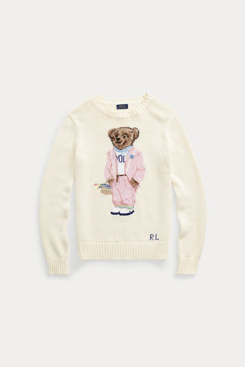 RL sweater | Pink Bear
