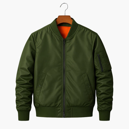 Men's Blue Bomber Jacket