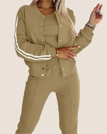 Carolina 3 Piece Set - Button Down Jacket