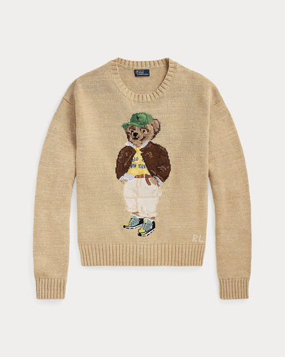 RL Sweater | Beige Bear Polo
